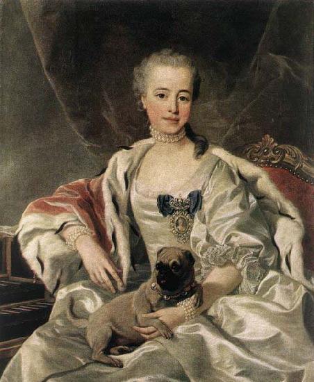 LOO, Louis Michel van ) Portrait of Catherina Golitsyna France oil painting art